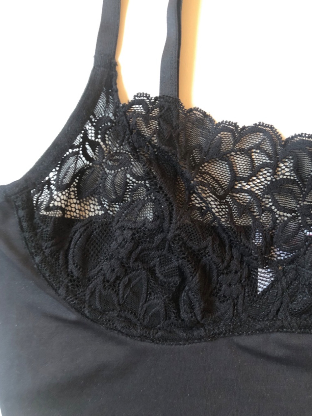 NWT Shape FX Lace Body Shaper Top, Black SM - Picture 3 of 6
